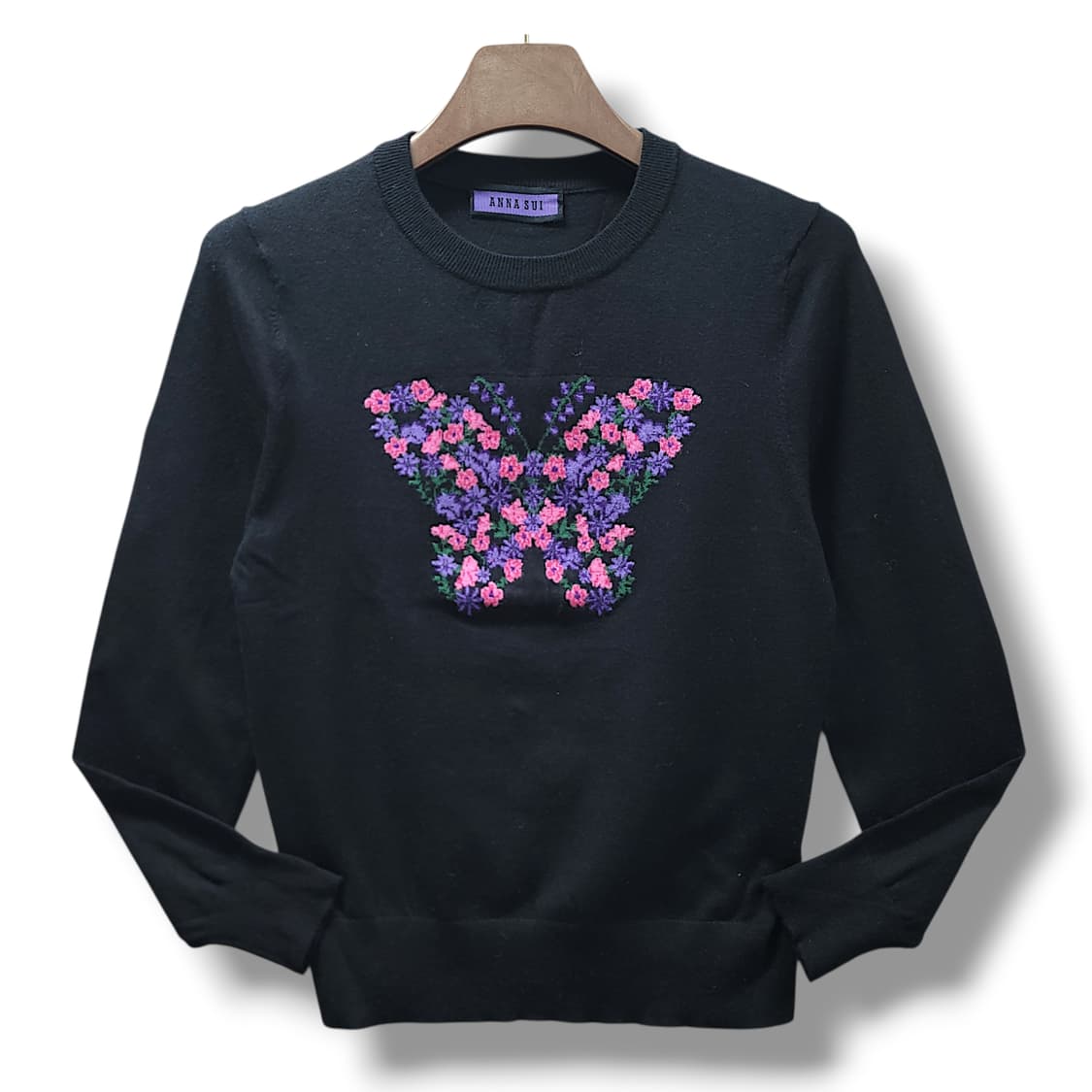 [100] 안나수이 플라워 버터플라이 우먼 니트 상품이미지1