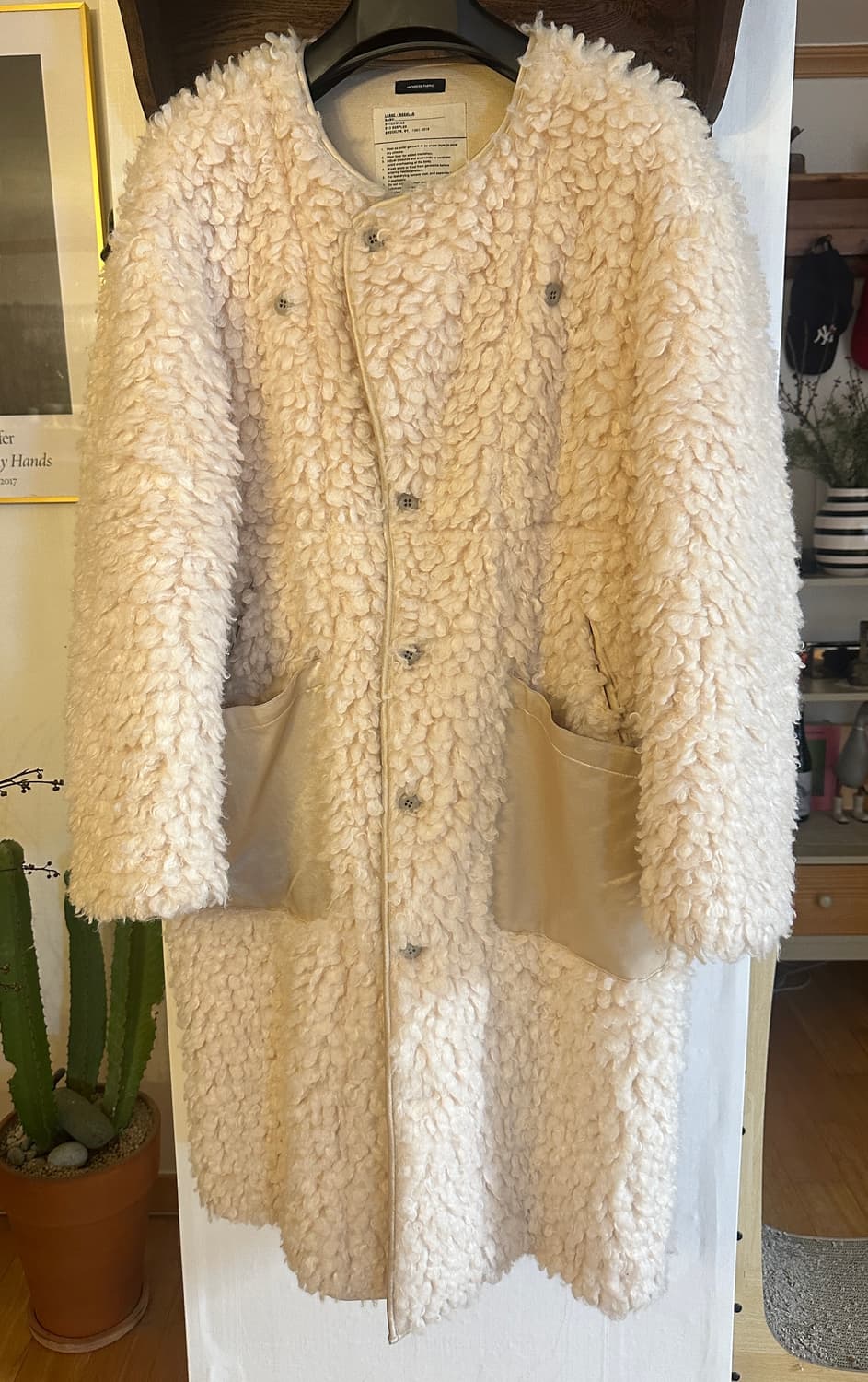 R13 뽀글이 퍼 코트 (L) 상품이미지4