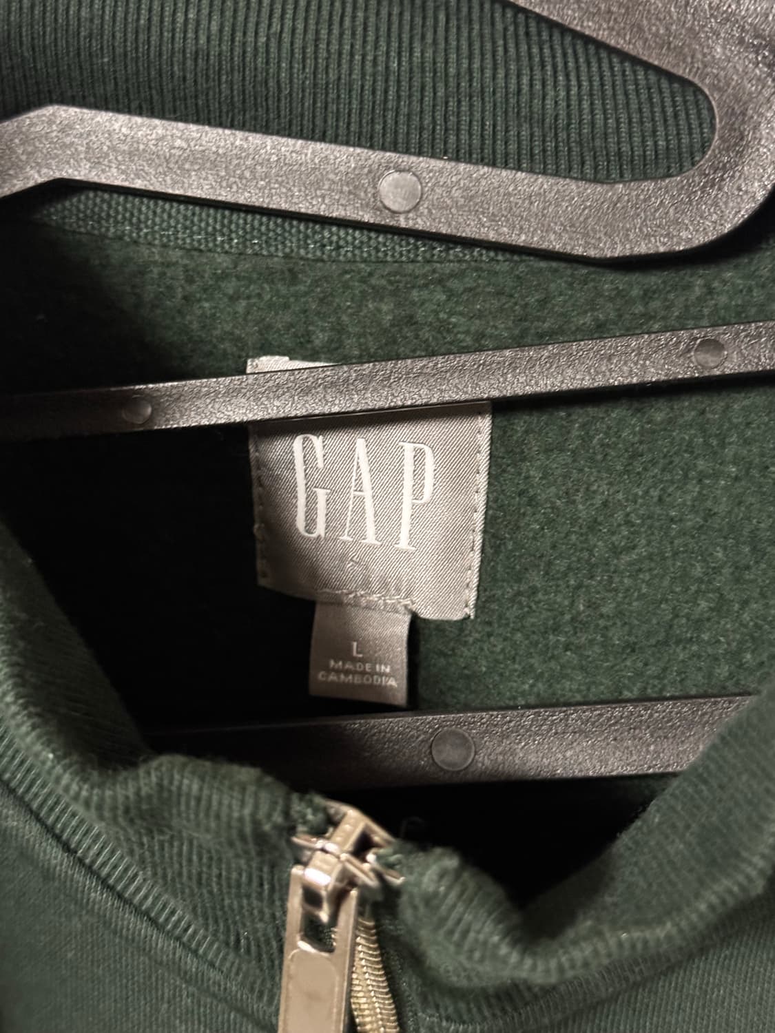 GAP 갭 아크네틱 그린 기모 트랙 집업 상품이미지5