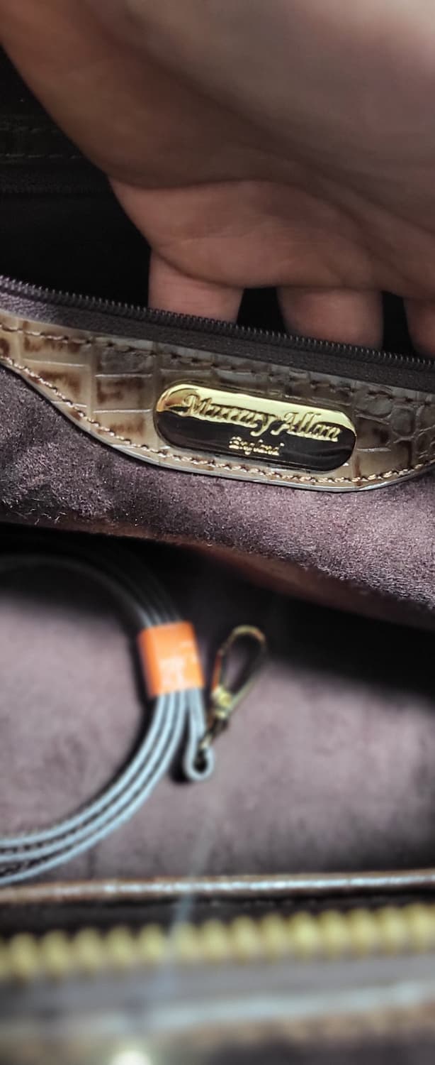 Murray Allan 악어가죽 Alligator Handbag 상품이미지5