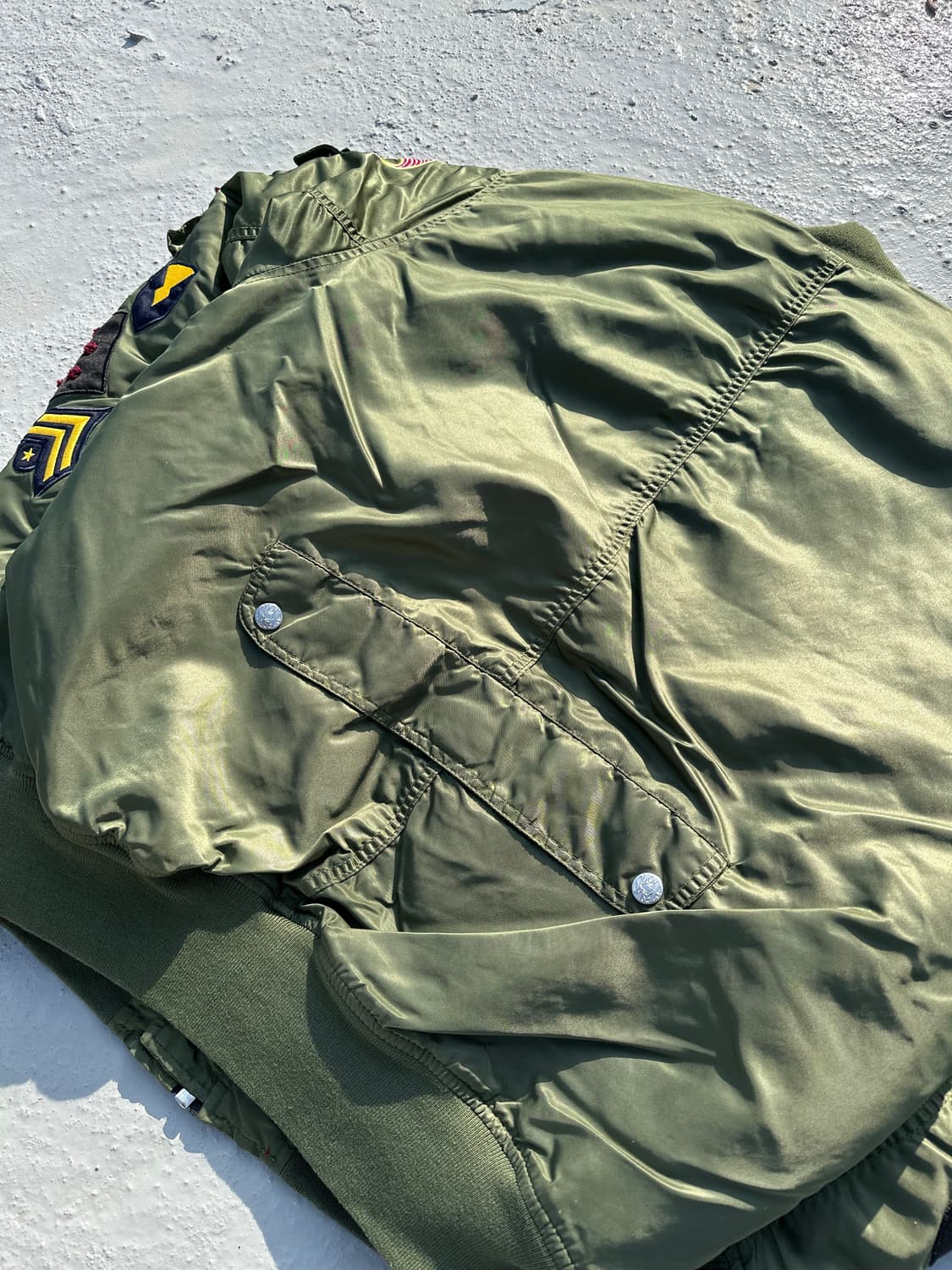 JPN Smoke Rise Bomer Jacket 항공점퍼 MA-1 상품이미지8