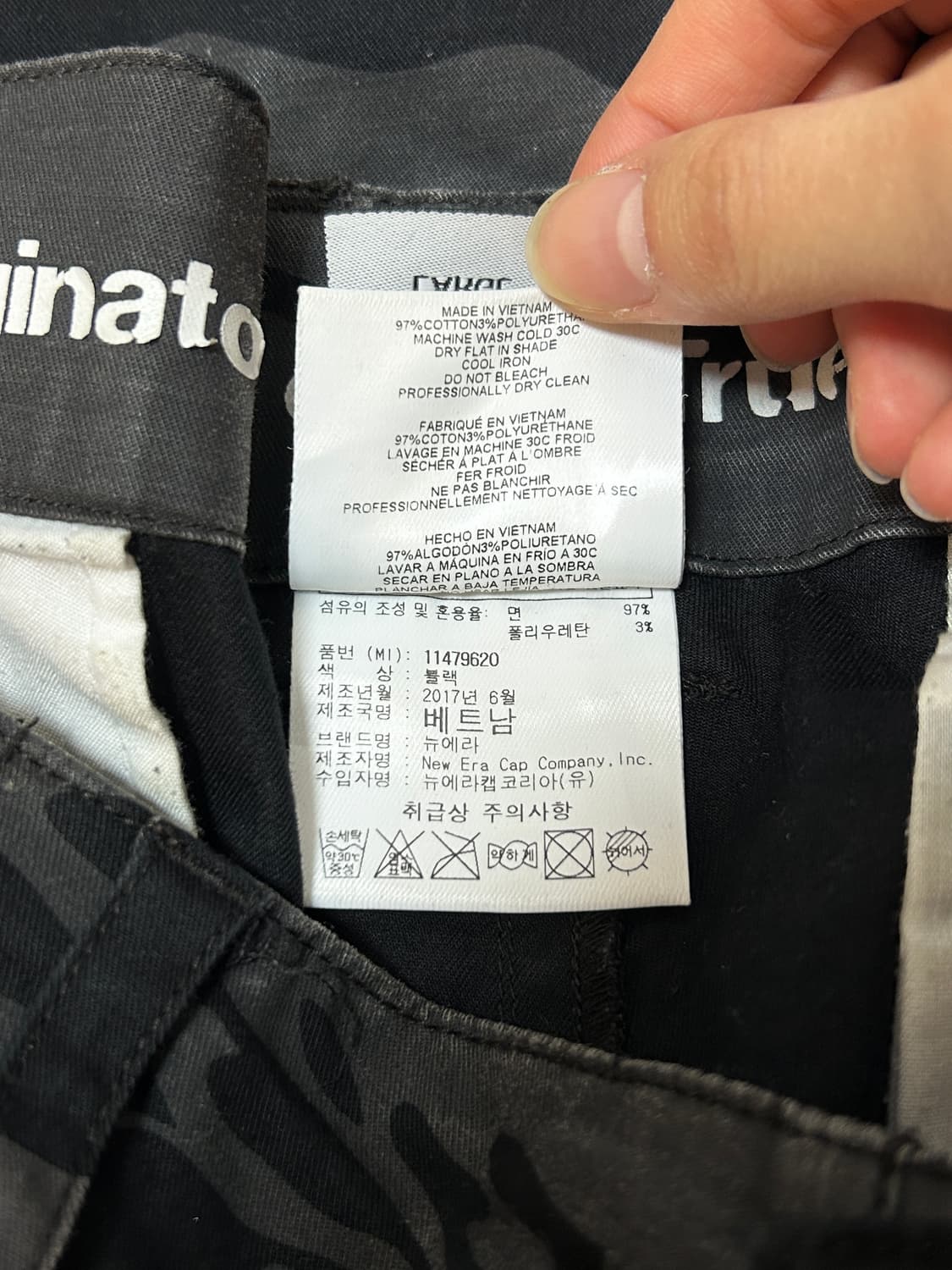 뉴에라 카모플라쥬 카고 반바지 상품이미지5