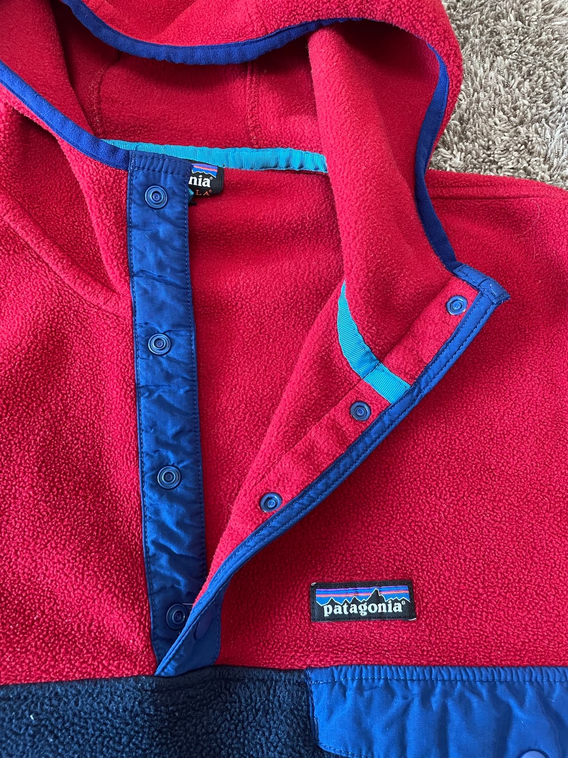 Patagonia synchilla 파타고니아 빈티지 신칠라 후드 상품이미지4