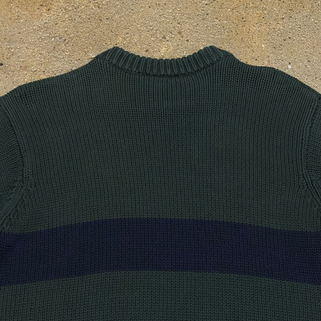 새상품급 90s USA 빈티지 폴로랄프로렌 폴로진 헤비코튼 니트 상품이미지9