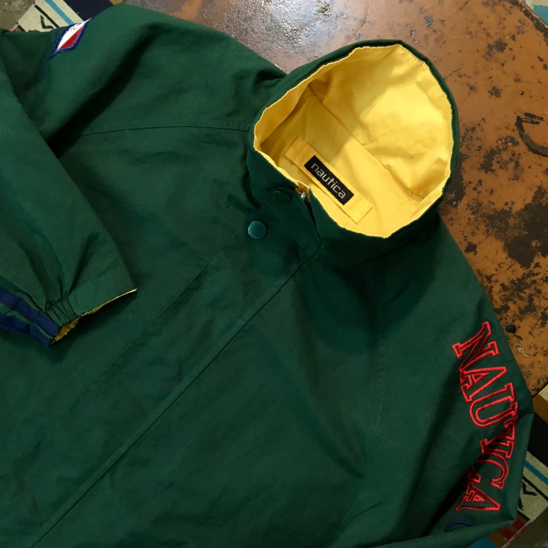 노티카 옐로 그린 리버시블 윈드브레이커 자켓 남성 110  상품이미지6