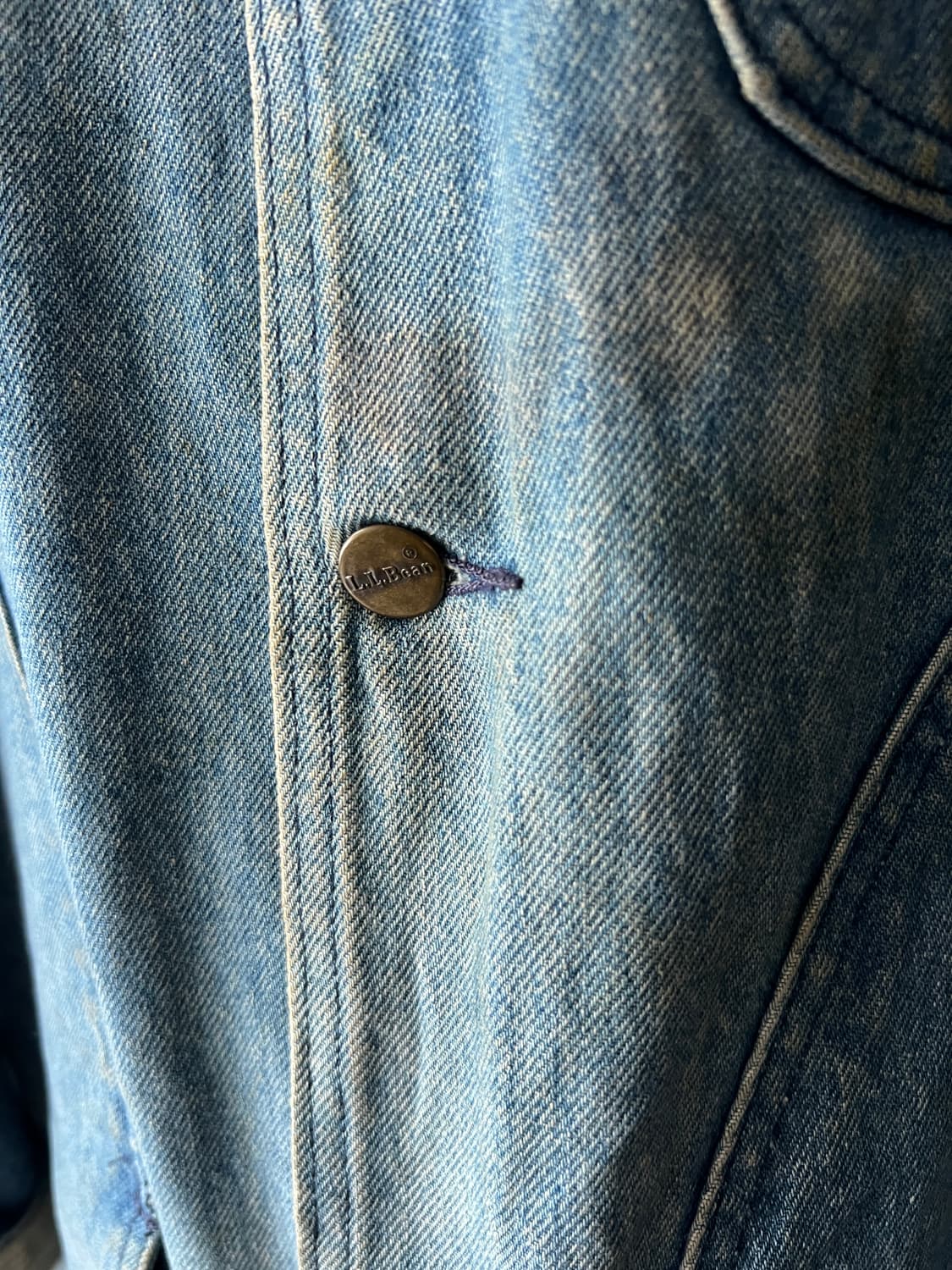 [L]70's L.L.Bean USA 엘엘빈 데님 헌팅 코트 자켓 상품이미지5