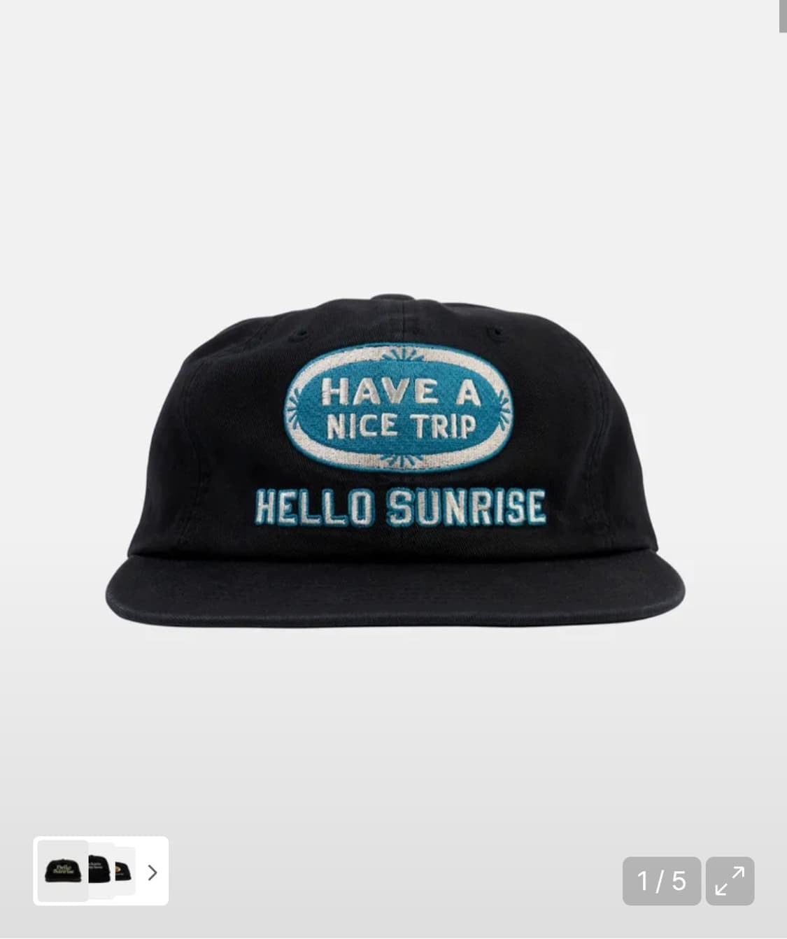 (새상품)헬로 선라이즈 HNT Oval logo캡 모자 상품이미지1