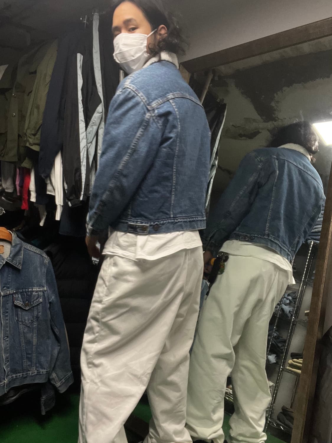 L) USA 90S 리바이스 쉐르파자켓 상품이미지2