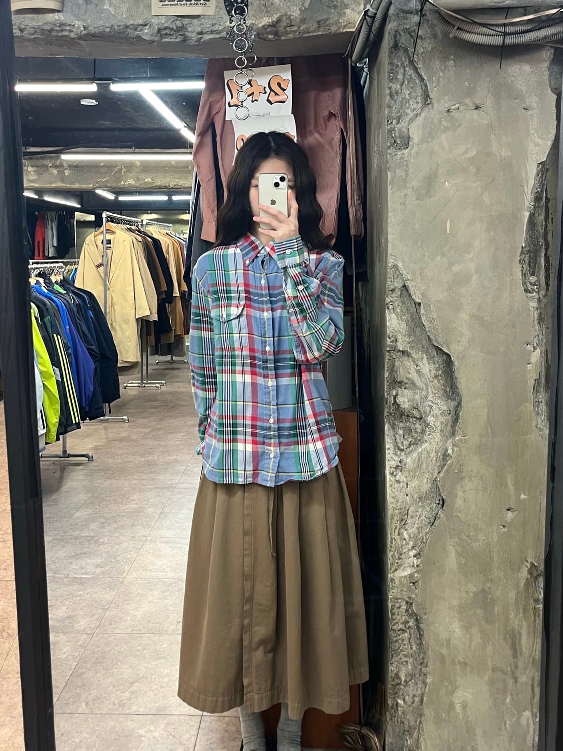 폴로 랄프로렌 체크 포켓 셔츠 스카이블루 M #csz3023 상품이미지2