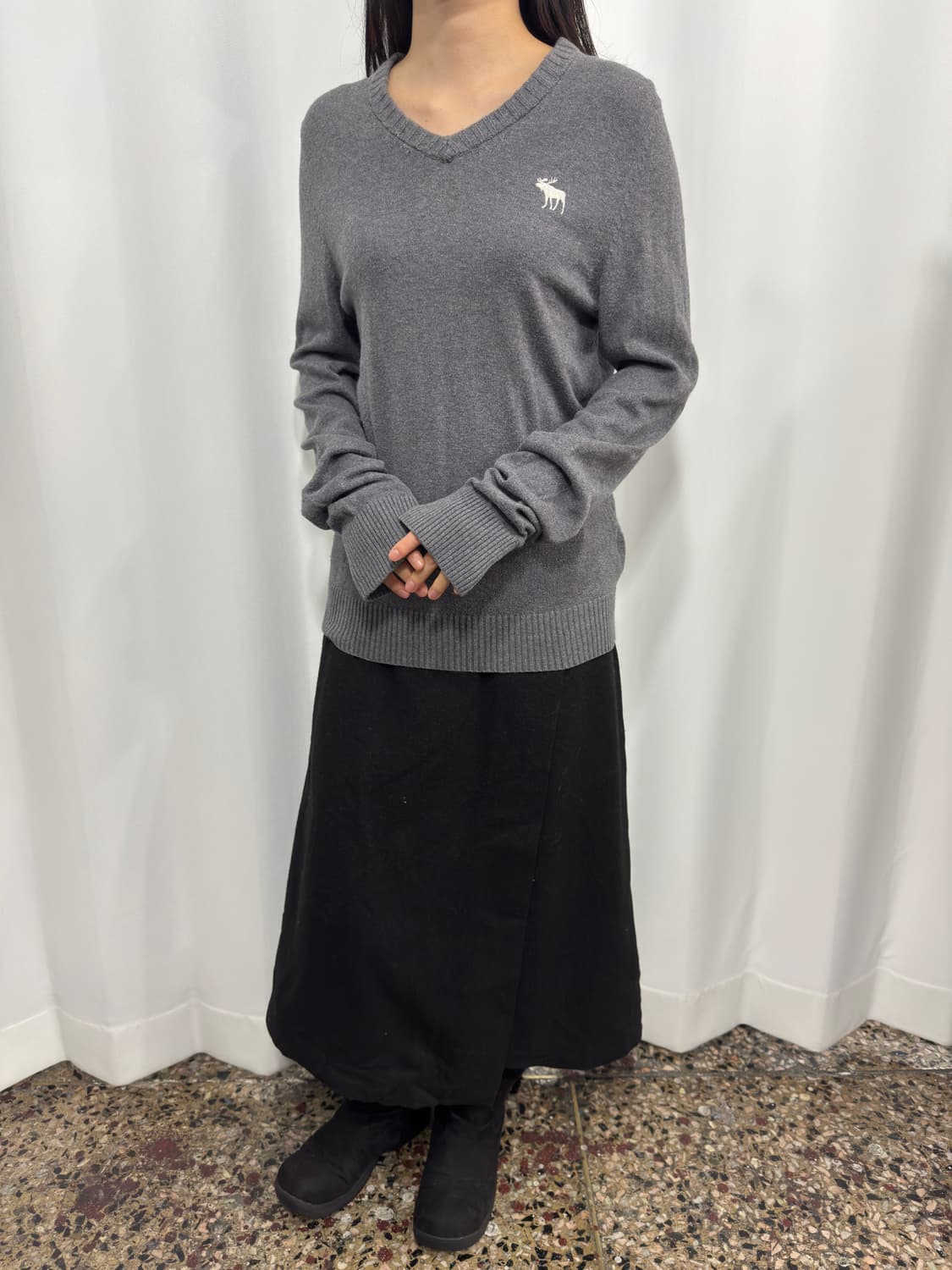 abercrombie logo knit 상품이미지4