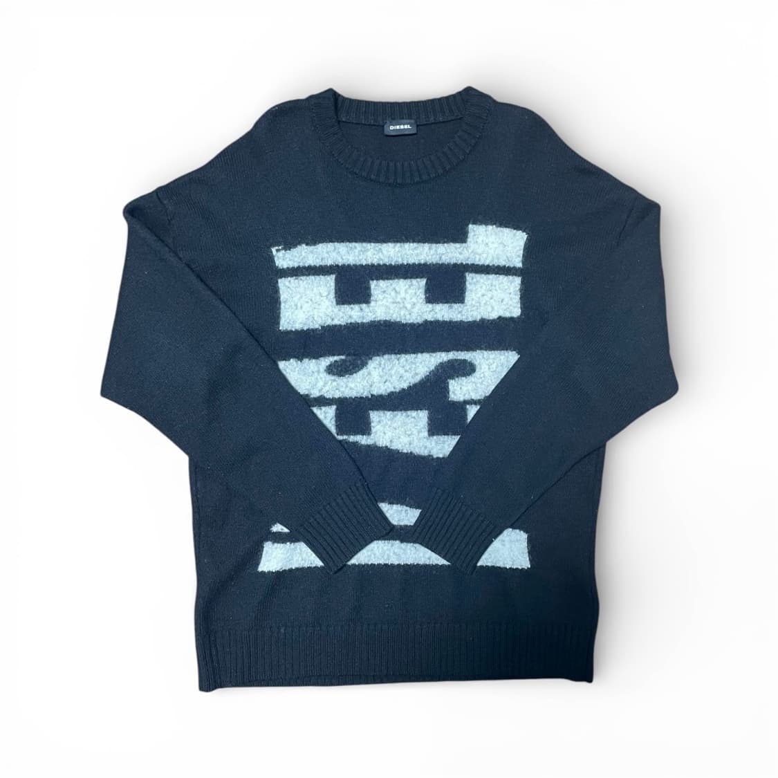 디젤 빅로고 니트 상품이미지1