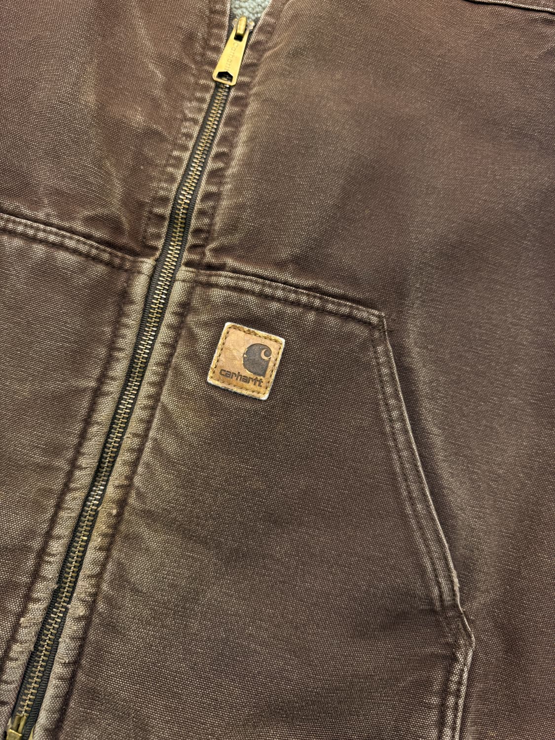 칼하트 V26 DKB 쉐르파 캔버스 베스트 상품이미지4