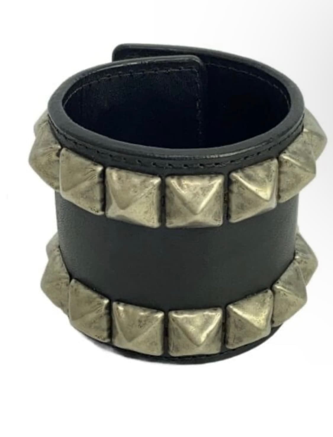 (OS) 준야와타나베 스터드 펑크 레더 팔찌 상품이미지1