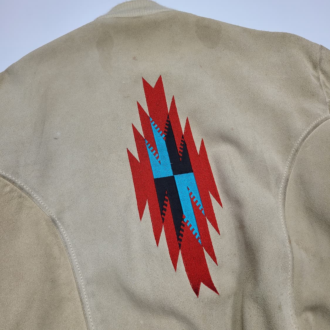 70s Schott Bros 치마요 스웨이드 블루종 상품이미지8