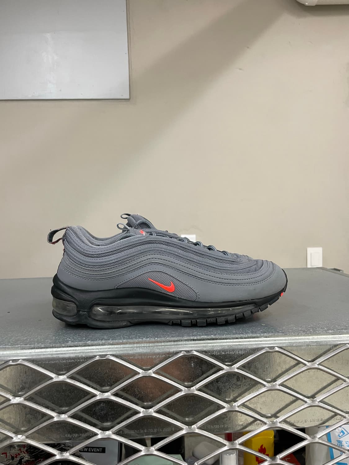나이키 에어맥스 97 쿨그레이 크림슨 250 상품이미지4