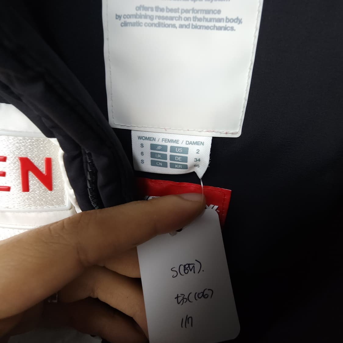 여 S 85/ 데상트/ 롱패딩 상품이미지5
