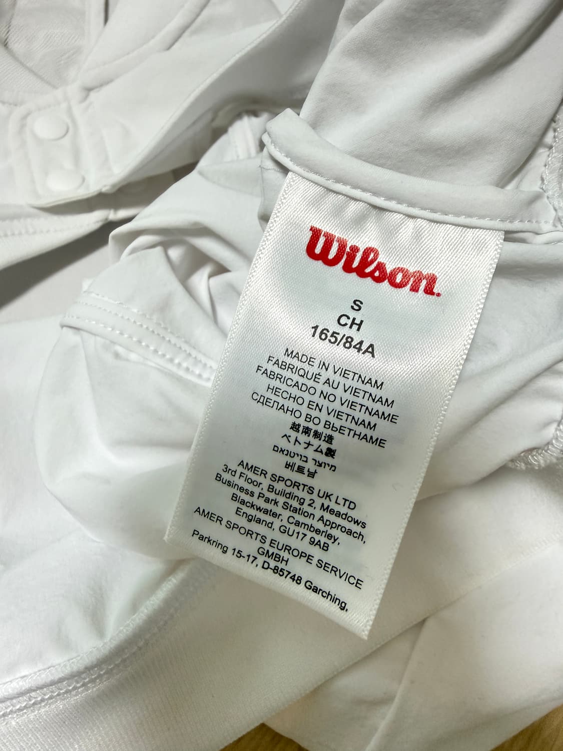 윌슨 wilson 테니스 크롭 자켓 S 상품이미지3