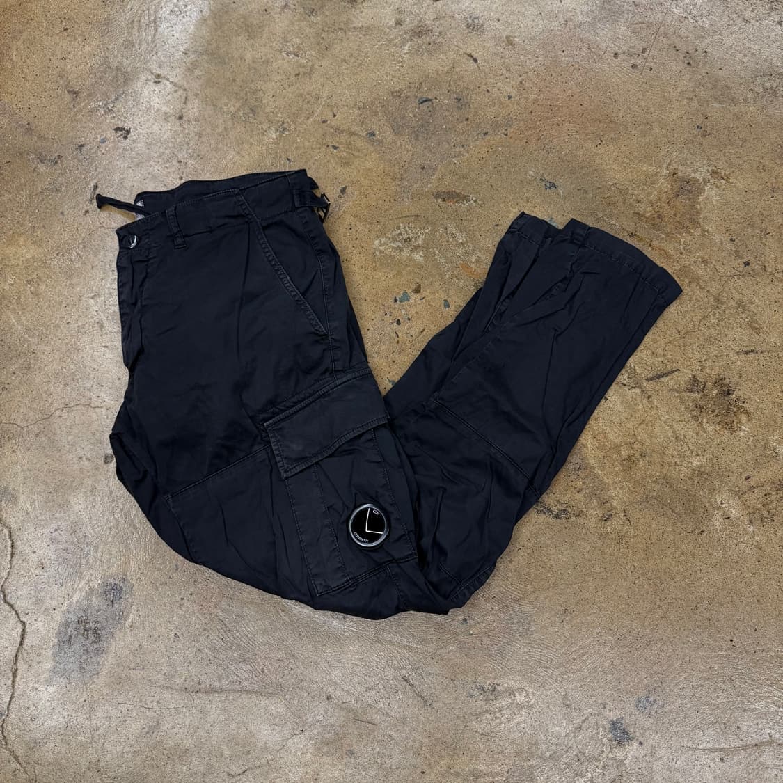 [정품/48] CP컴퍼니 블랙 카고 바지 b14 상품이미지1