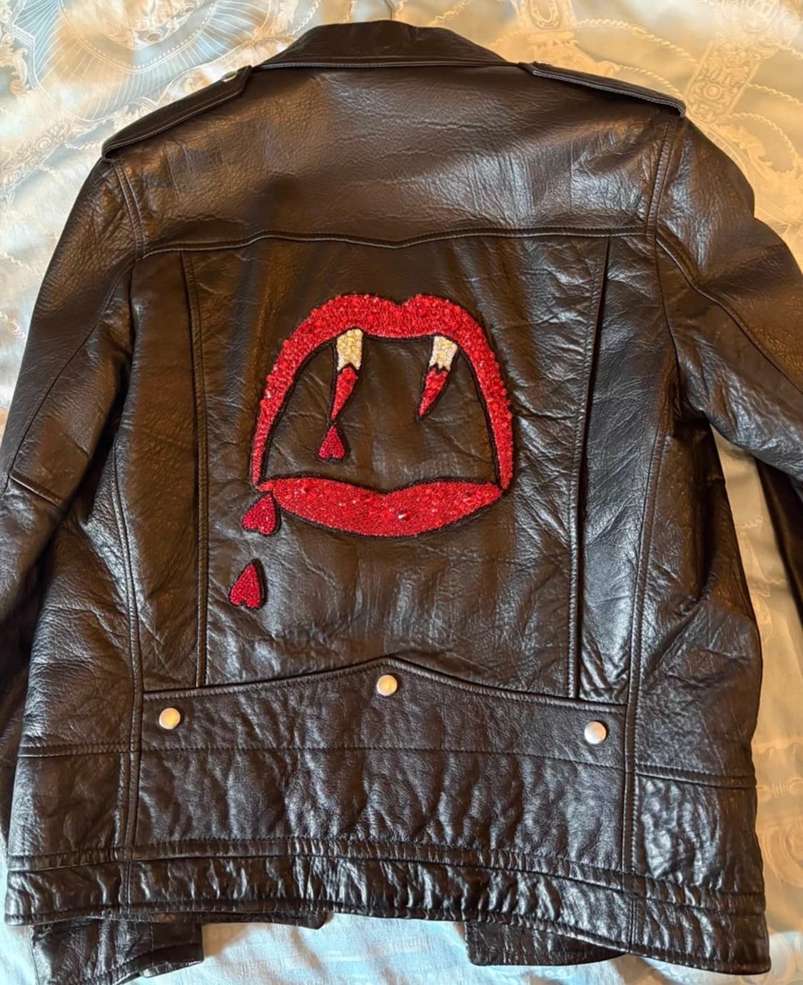 [52] 생로랑 블러드 러스트 L01 레더자켓 상품이미지1