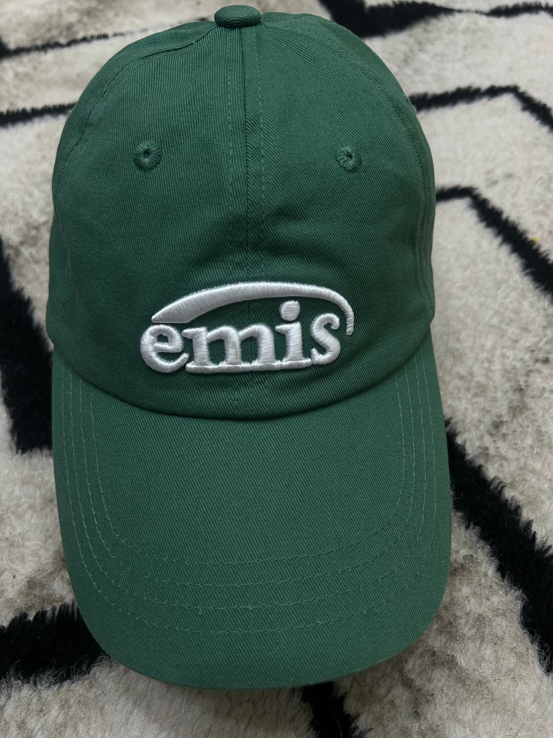 Emis 아플리케 볼캡/그린 상품이미지1