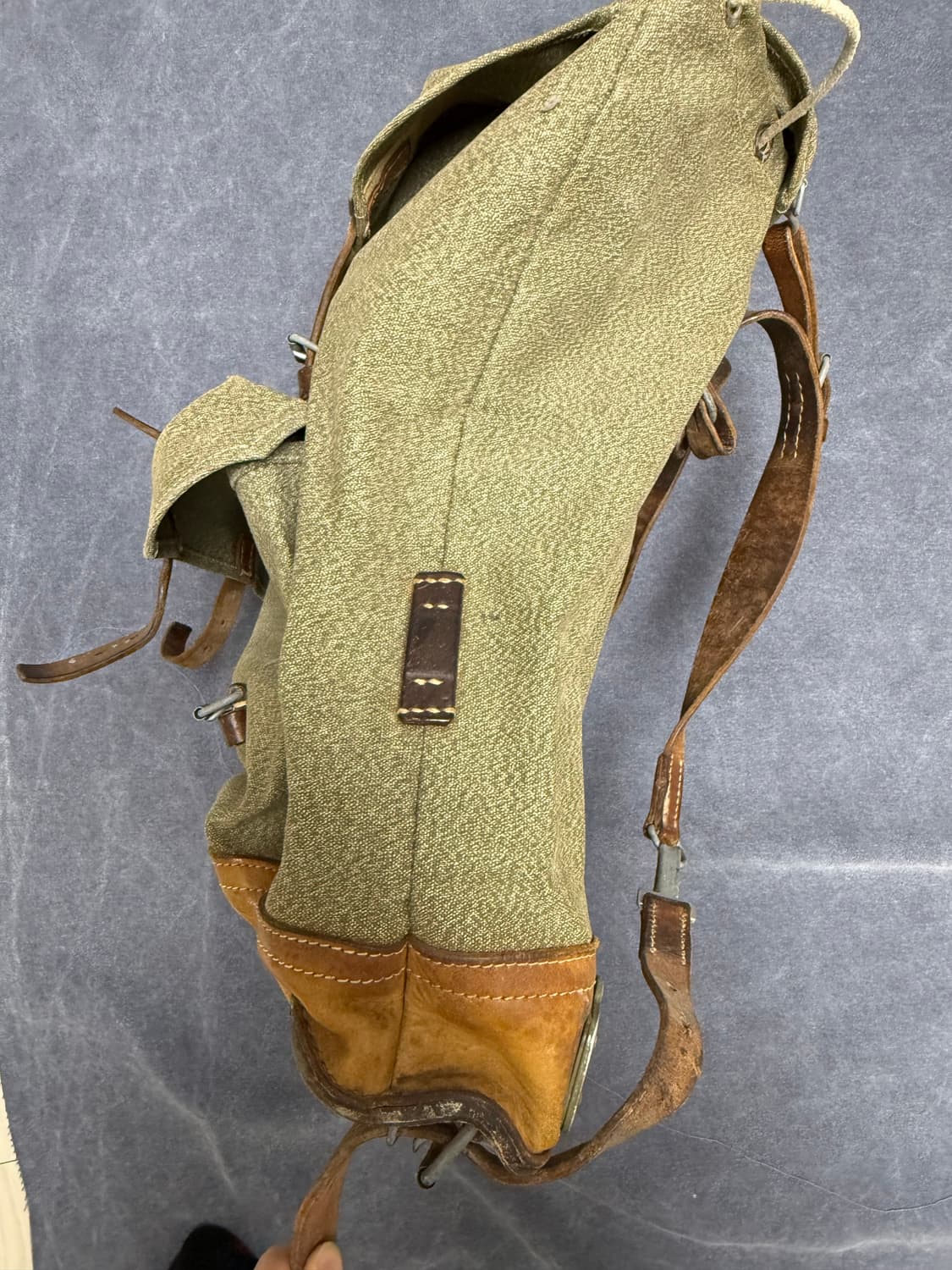 (40L) 60s 스위스 밀리터리 캔버스 배낭, 백팩 상품이미지6