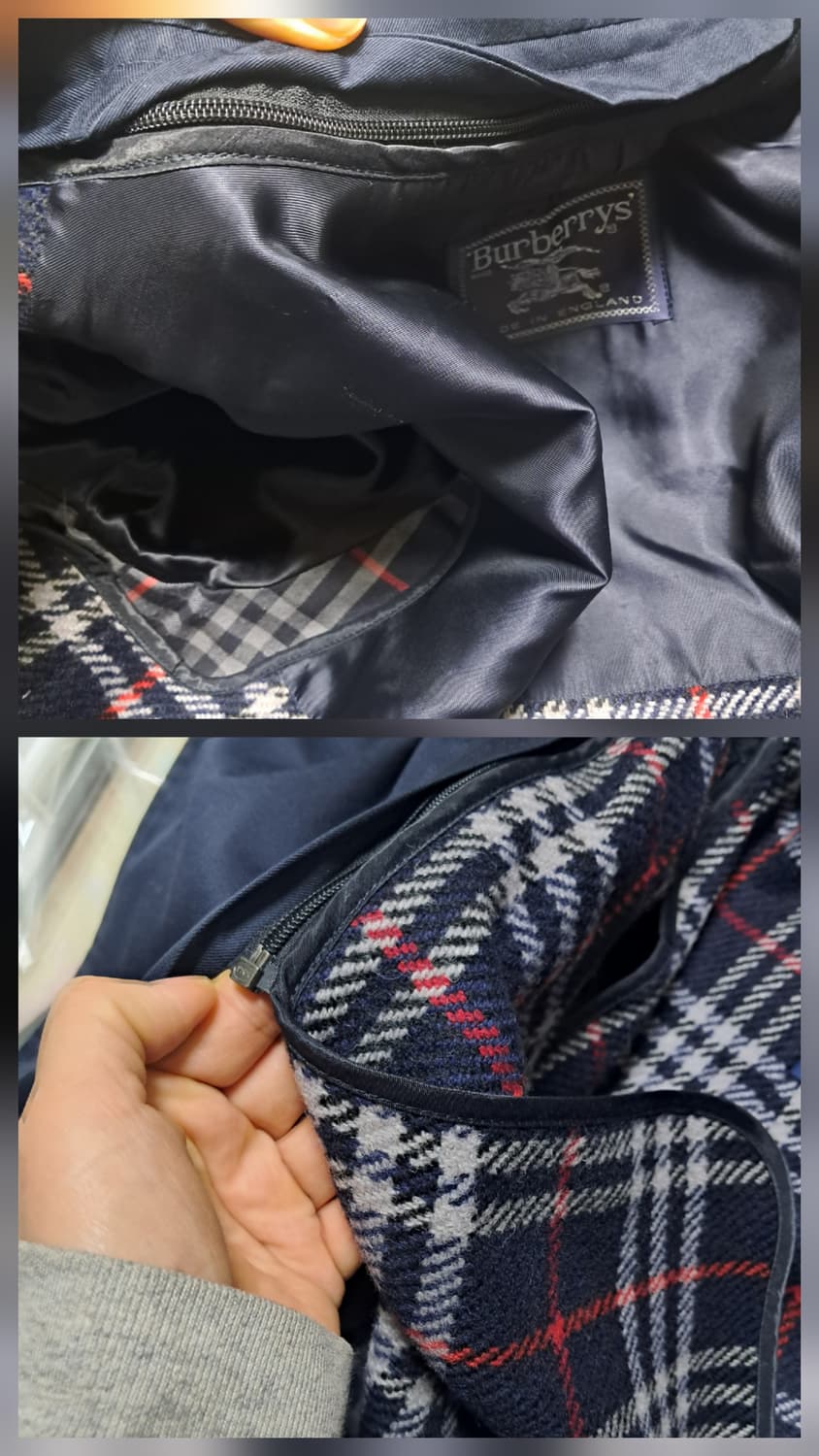 버버리 남성 트랜치코트 50 Short(약100)모 라이너 있음 상품이미지6