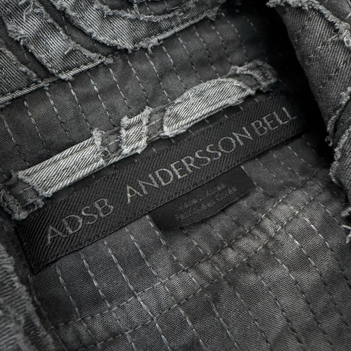 Andersson Bell 앤더슨벨 번아웃 다이드 집업 자켓 L 상품이미지2