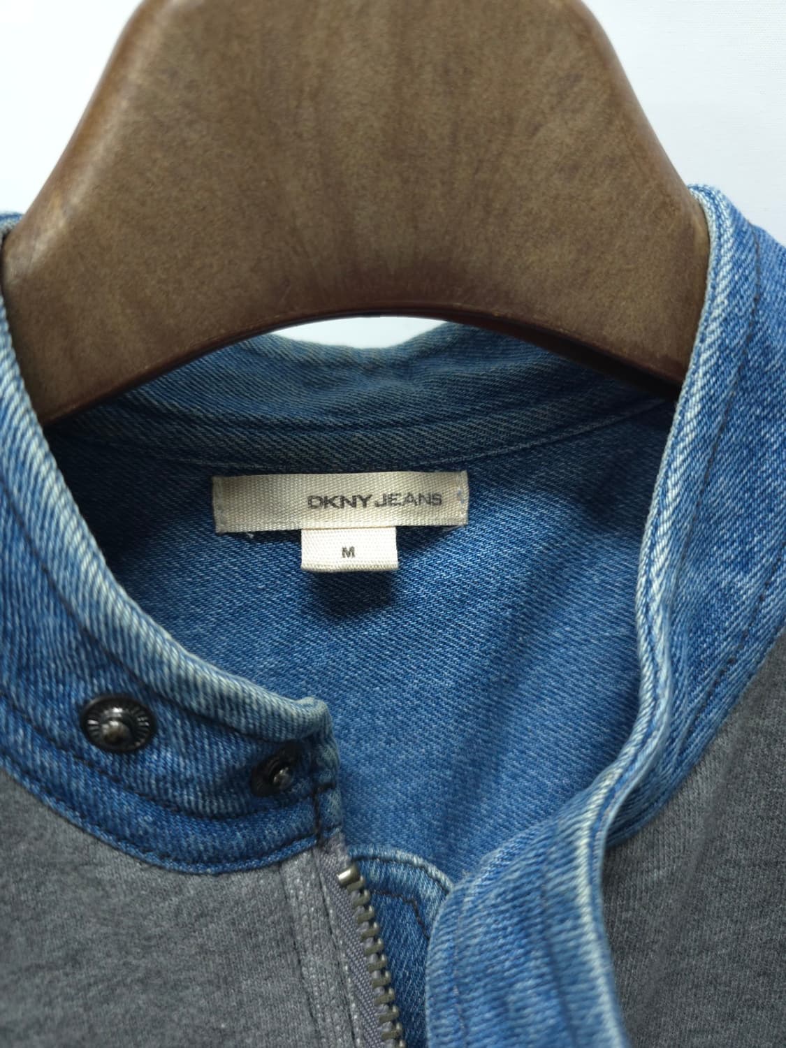 [DKNY JEANS] 데님 배색 집업 라이더 자켓 (M) 상품이미지10