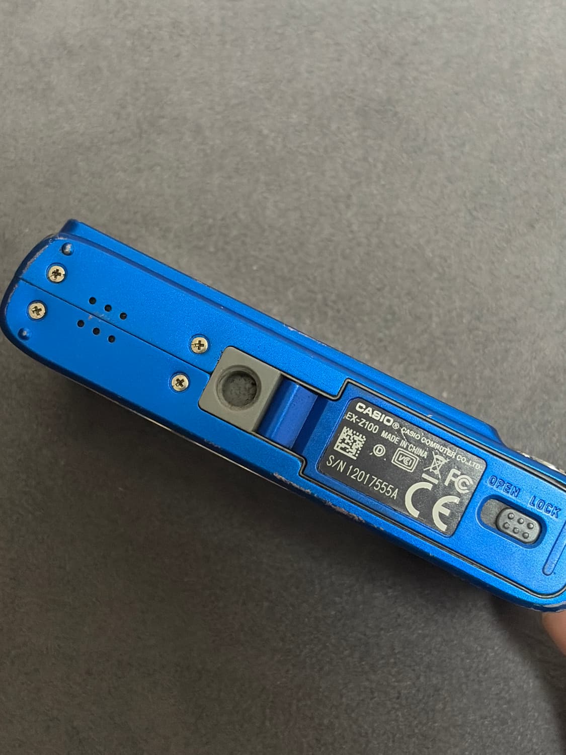 Casio Ex-Z100 희귀 블루색상💙 (작례0) 상품이미지4