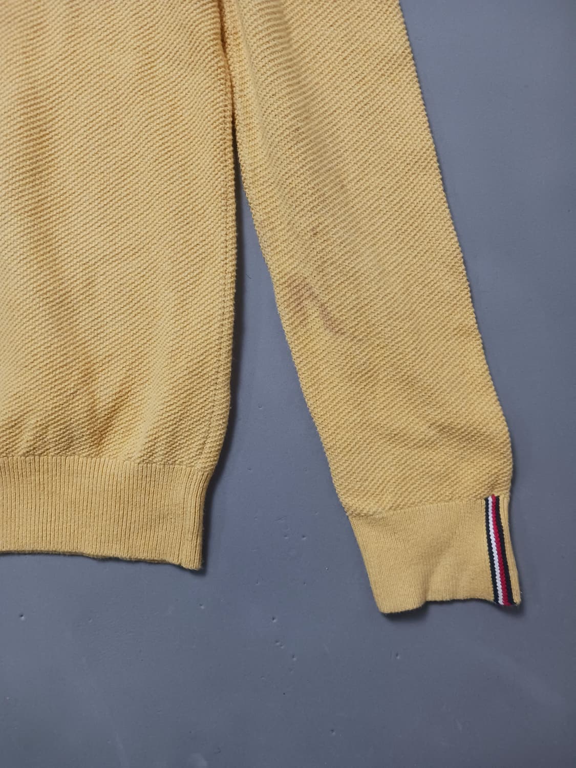 [L] 타미힐피거 와플 머스타드 라운드넥 니트 상품이미지9