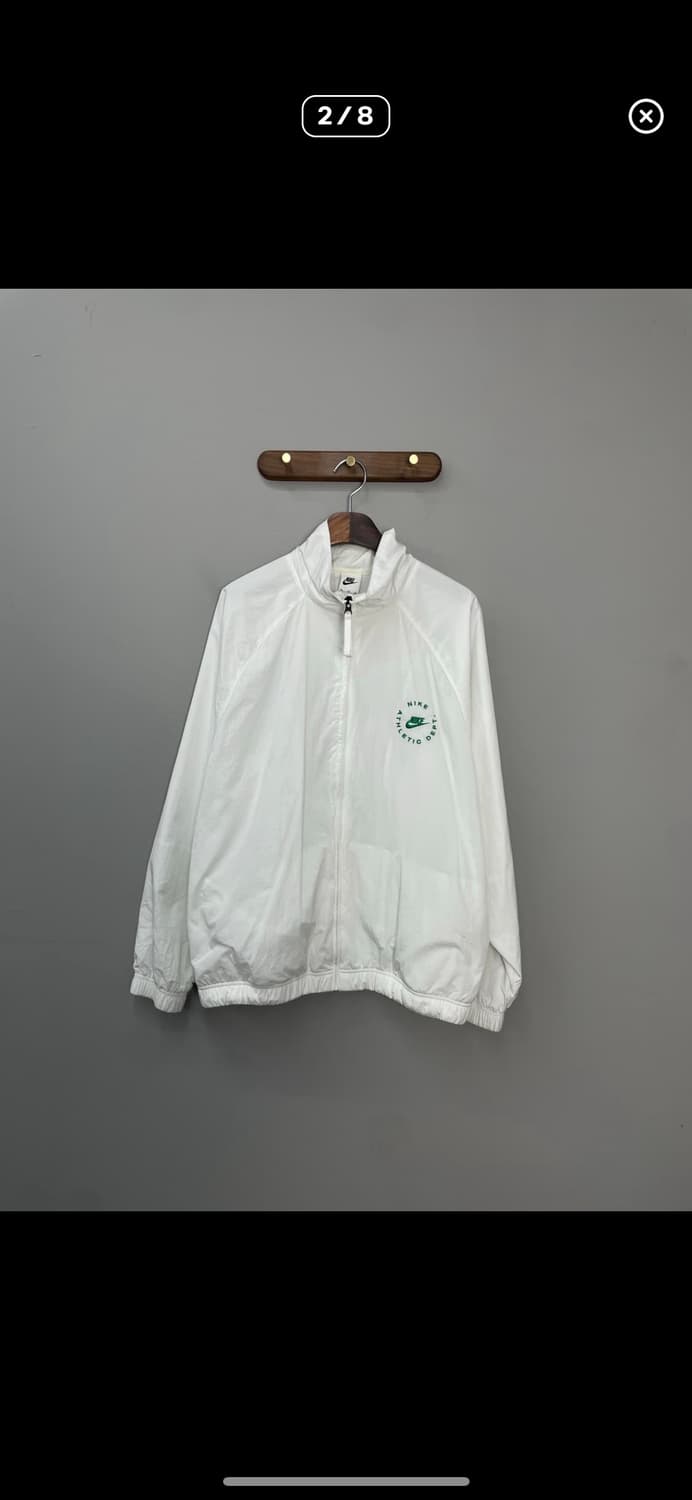 나이키 우븐 백로고 화이트 바람막이 자켓 A3162 상품이미지2