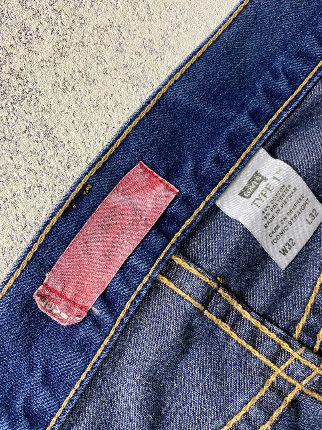 [32] 00s Levi's 리바이스 타입원 아이코닉 스트레이트핏 데님 상품이미지9