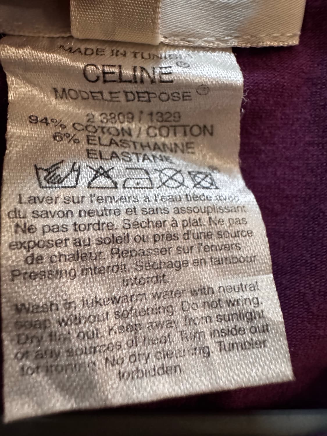 셀린느 조약돌 빅로고 반팔티 상품이미지5