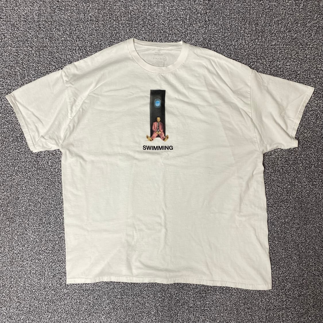 맥밀러 오피셜 Swimming 반팔 티셔츠 화이트 XXL 상품이미지1