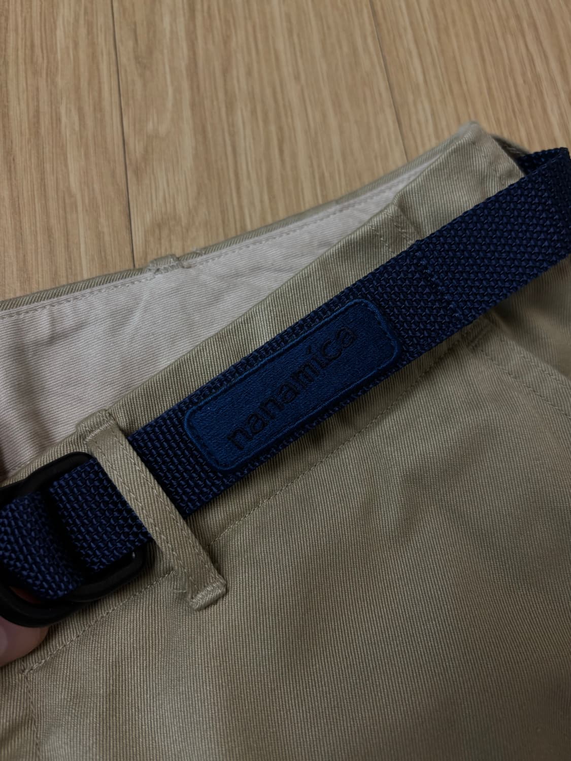 나나미카 와이드치노 카키34 상품이미지3