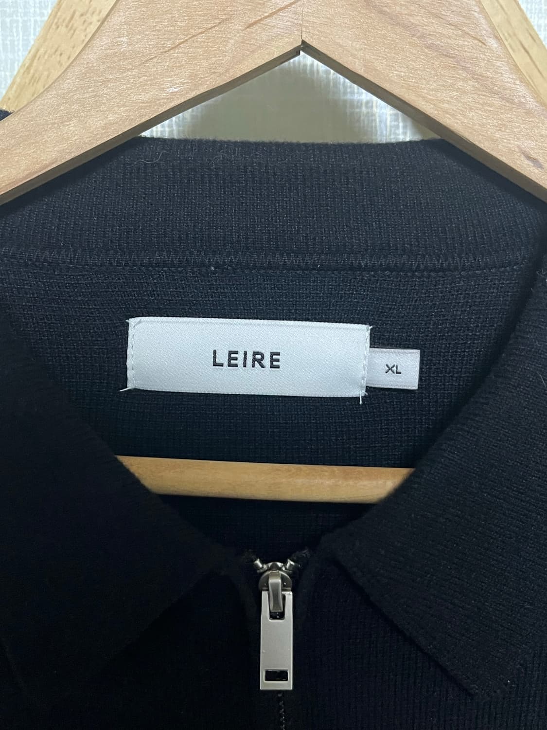 르아르 에브리데이 카라 니트 집업 상품이미지4