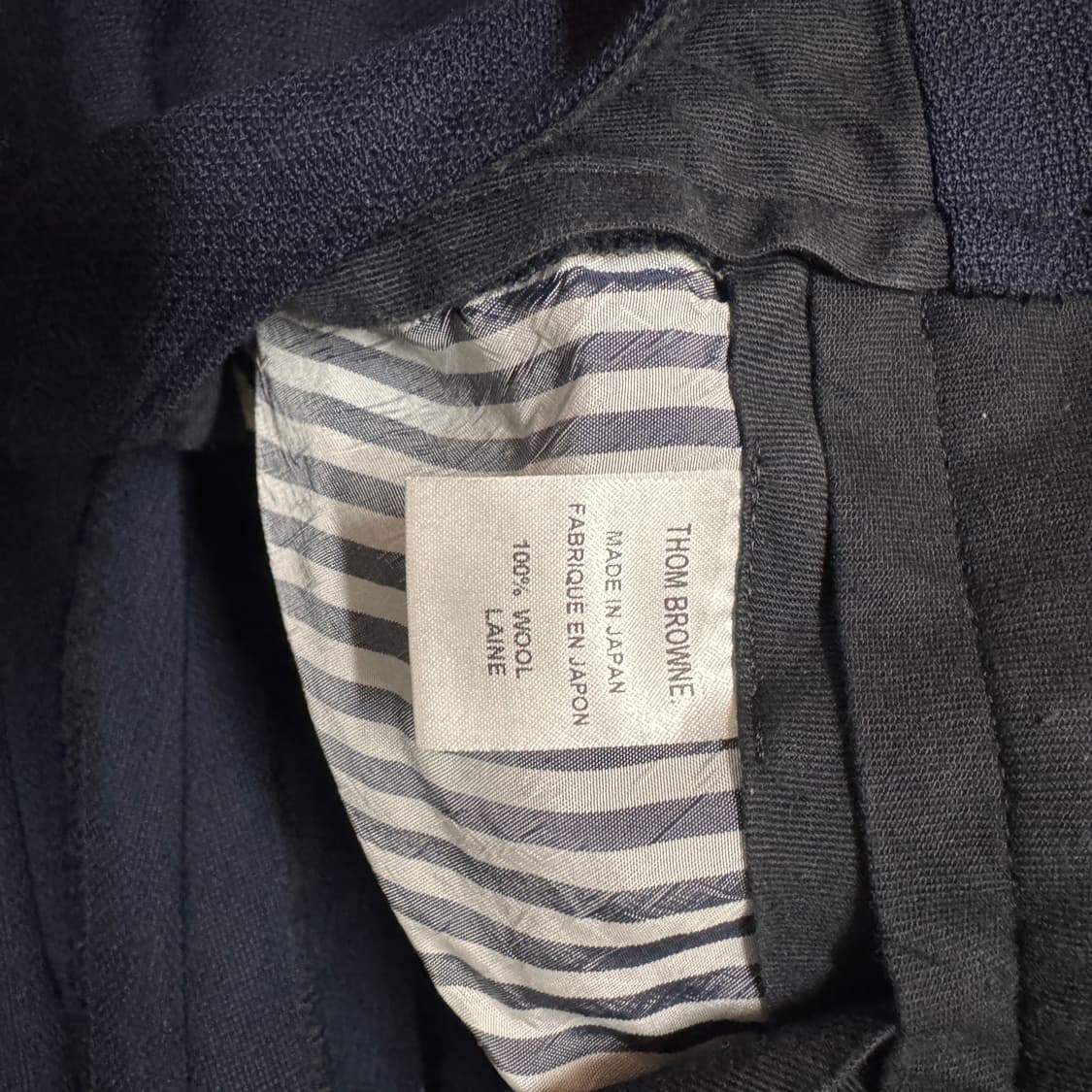 톰브라운 네이비 슬랙스 4사이즈 상품이미지6