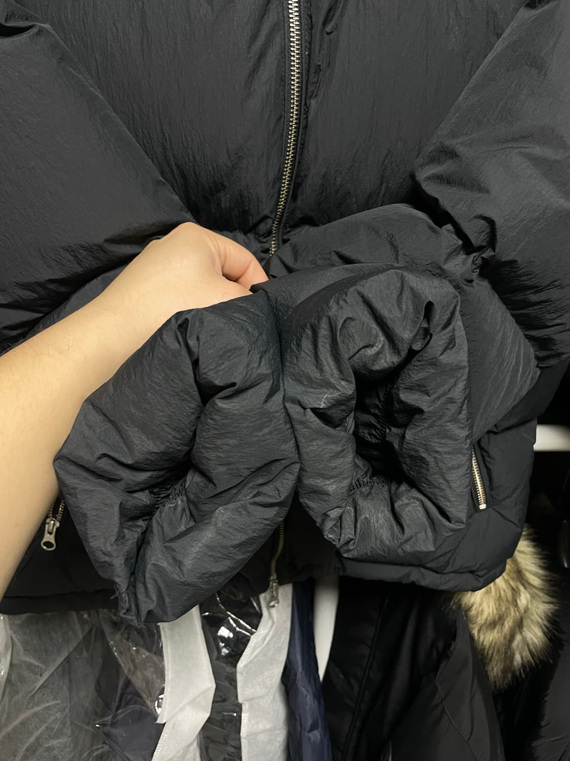 [XS사이즈] 스투시 나일론 다운 푸퍼 패딩 자켓 상품이미지4