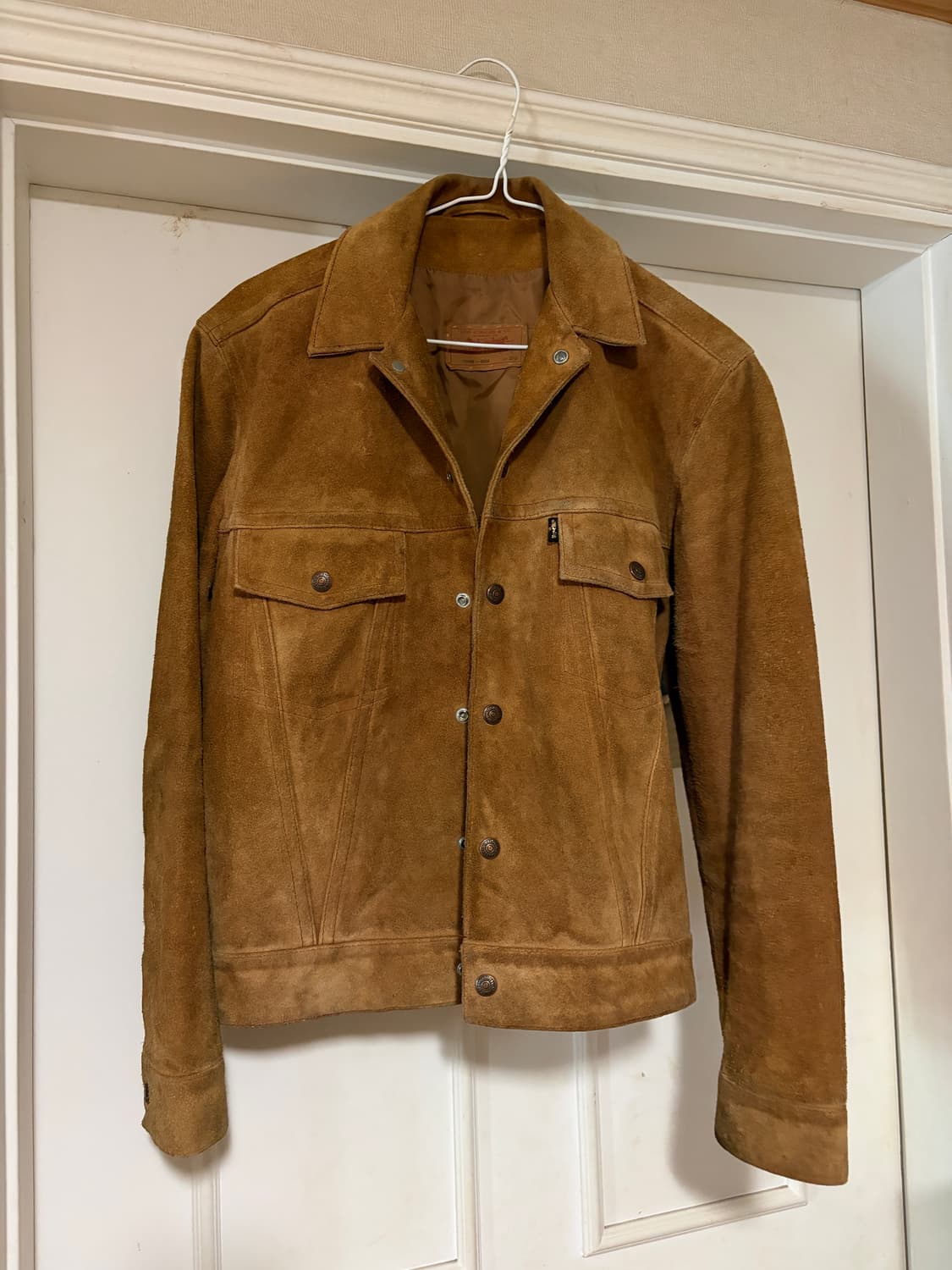 70-80‘s 리바이스 3세대 스웨이드 트러커 자켓 상품이미지1