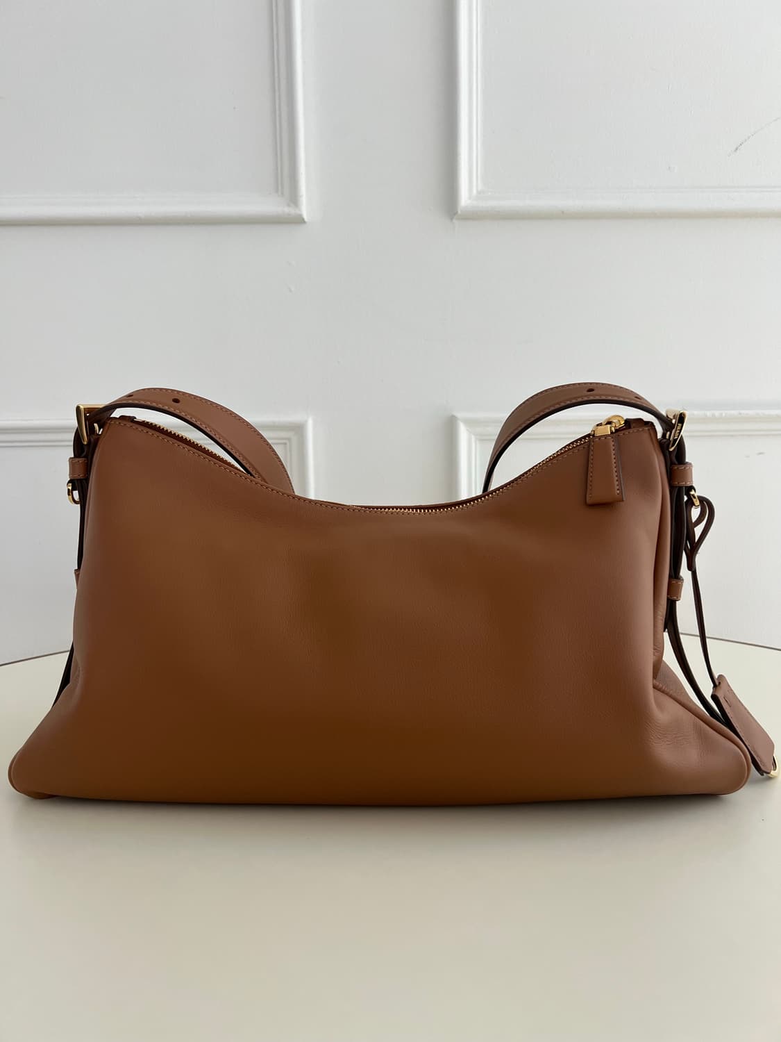 프라다 에메 라지 가죽 숄더백(카라멜 컬러) 상품이미지3