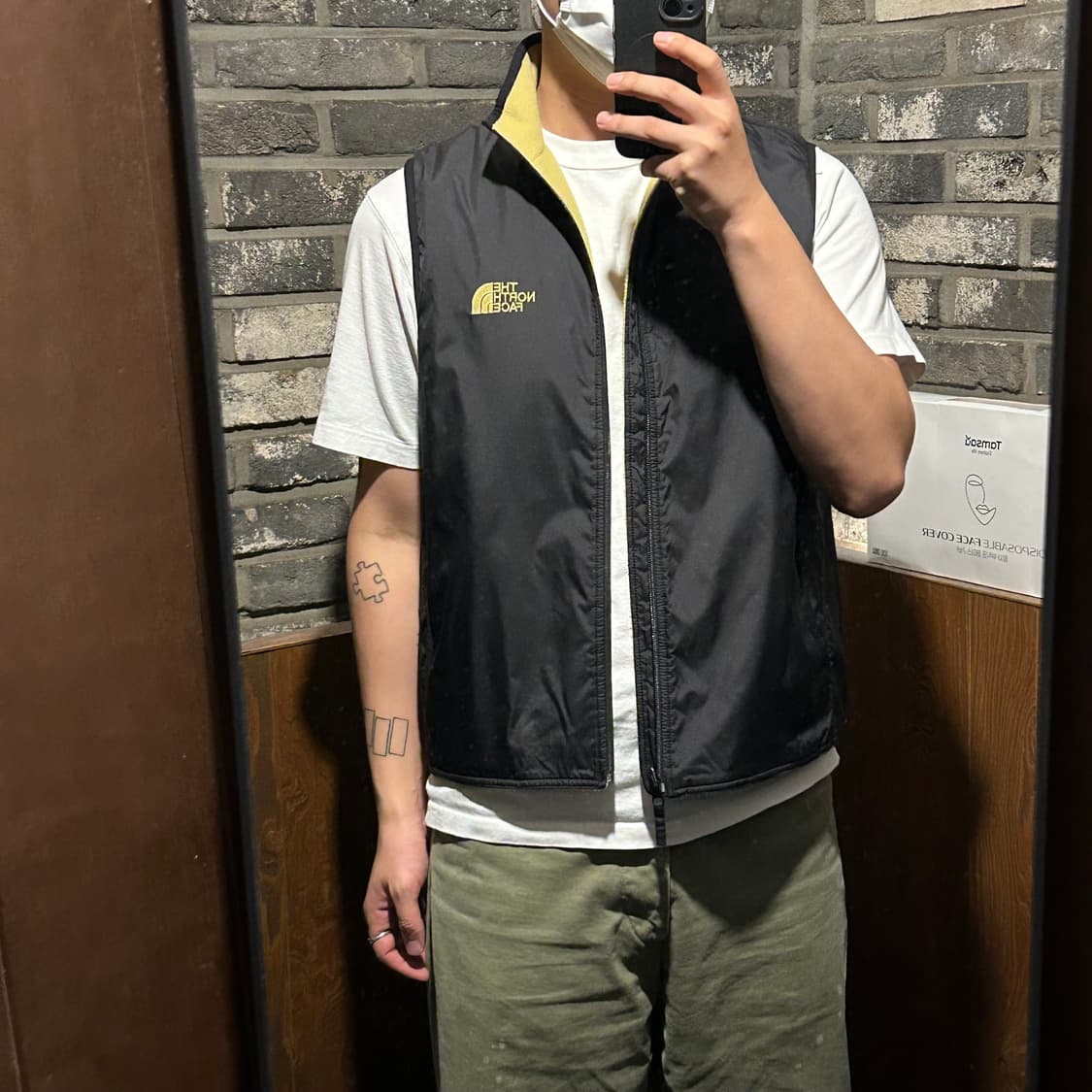 M) 노스페이스 리버서블 양면 조끼 베스트 상품이미지9