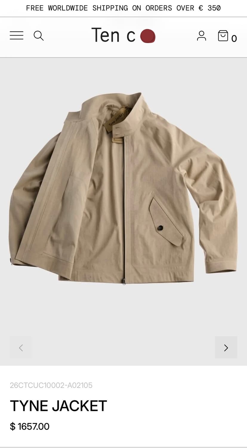 Ten-c tyne jacket 상품이미지1