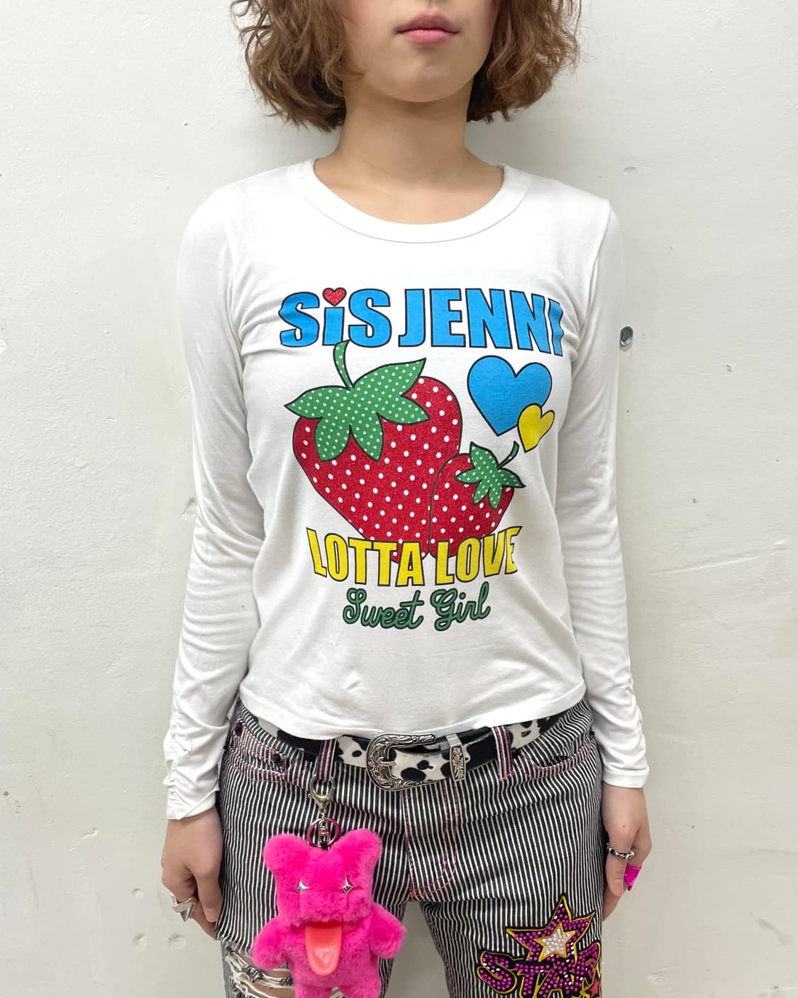 Jenny Glossy Strawberry Shirring Sleeve  상품이미지4
