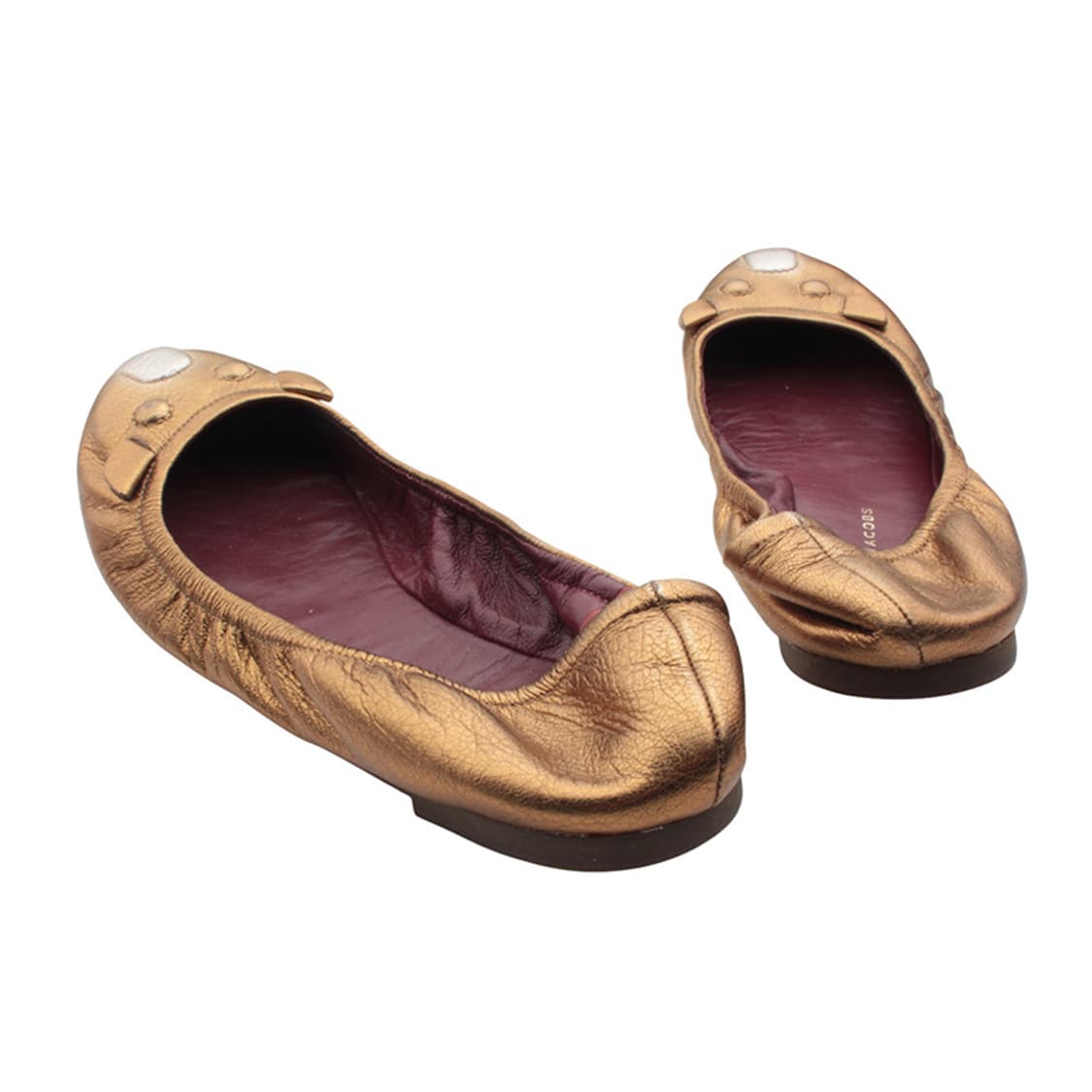 마크 바이 마크 투톤 메탈릭 플랫 슈즈 36 상품이미지4