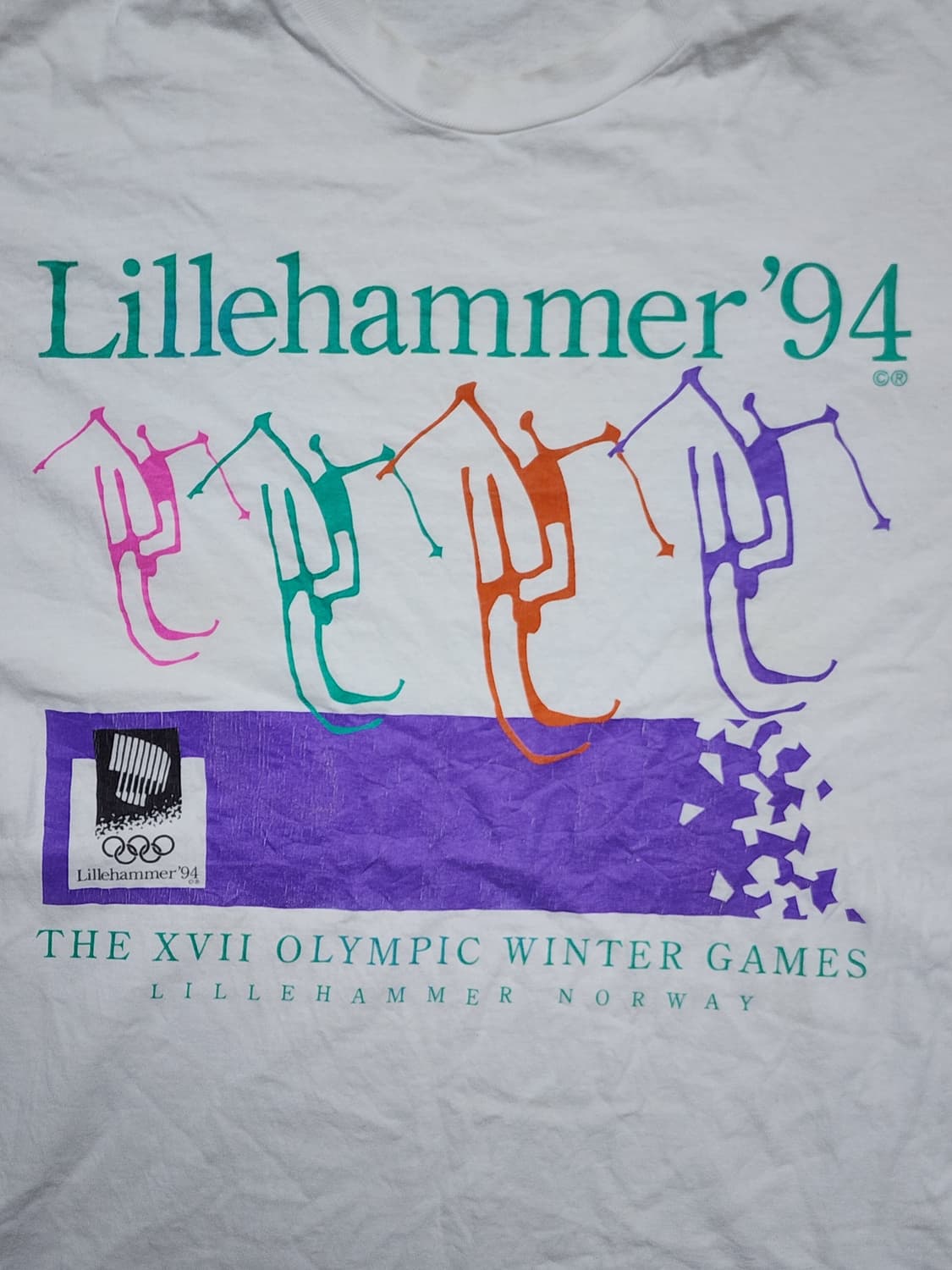 1994 Lillehammer Olympic Vintage T-shirt 상품이미지4