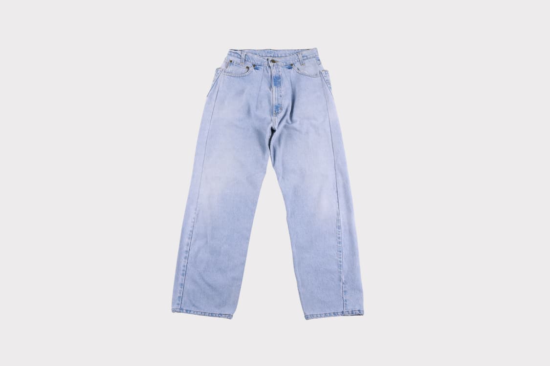 [28인치] 칼하트 리메이크 원턱 와이드 데님팬츠 상품이미지2