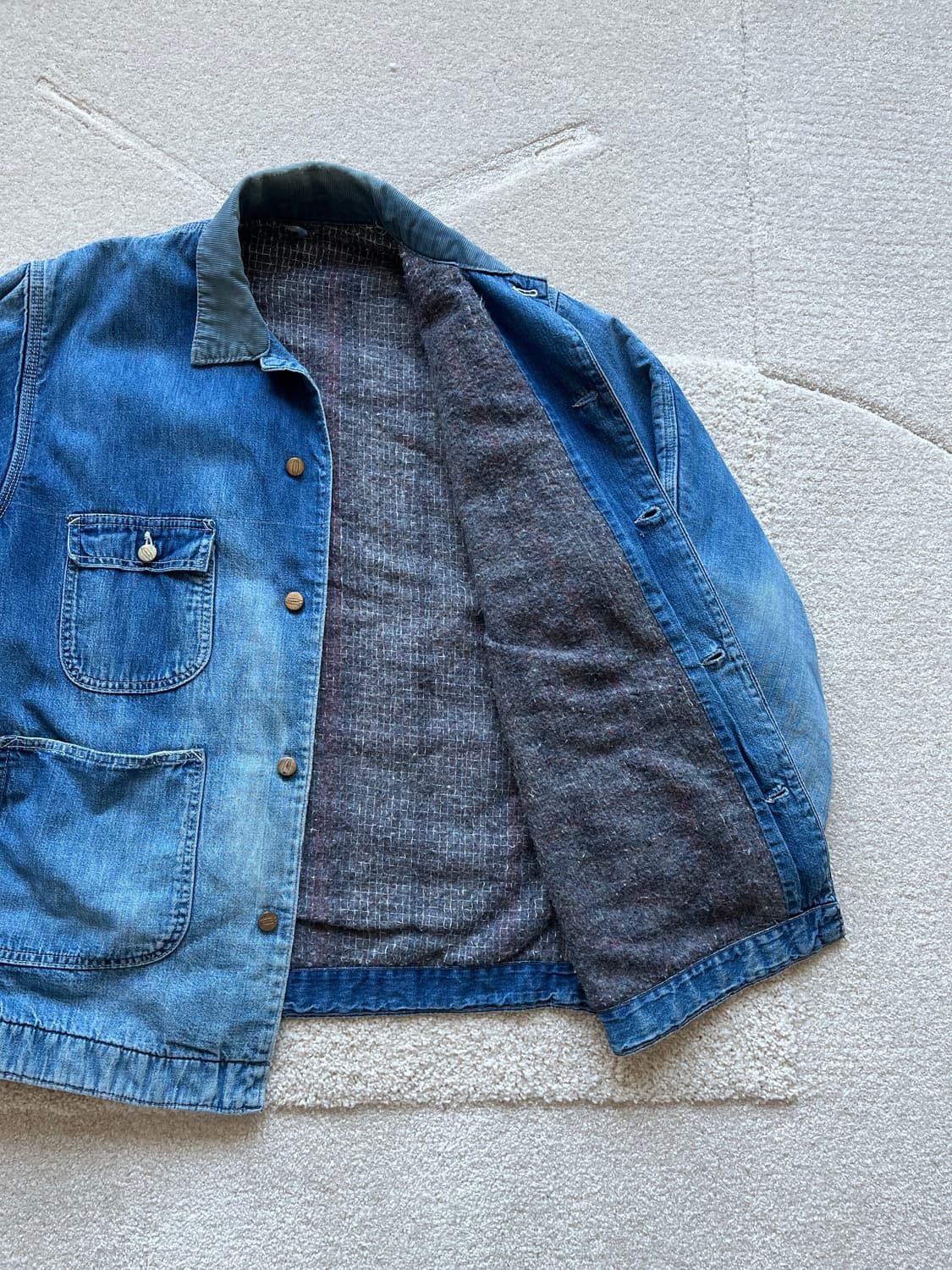 60s 칼하트 블랭킷 라이너 데님 초어 자켓 (105) 상품이미지6