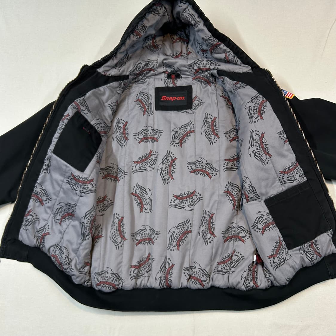 XL) 스냅온 SNAP-ON USA 블랙 액티브 후드 자켓 상품이미지5