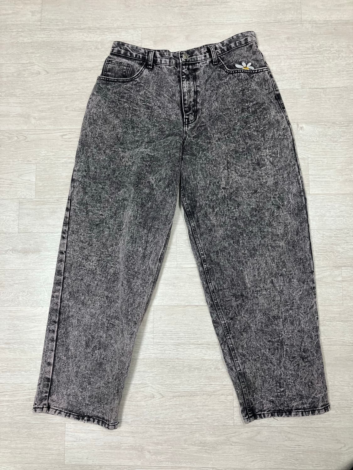 라브로스 Daisy Baggy Jeans 퍼플 상품이미지1