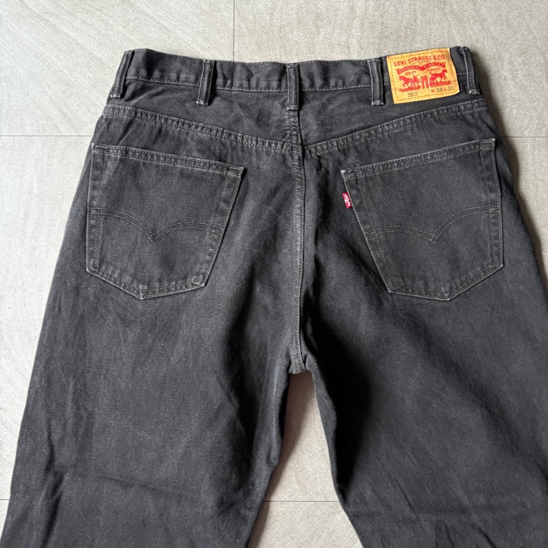 리바이스 정품 550 데님 블랙 팬츠 바지 상품이미지6